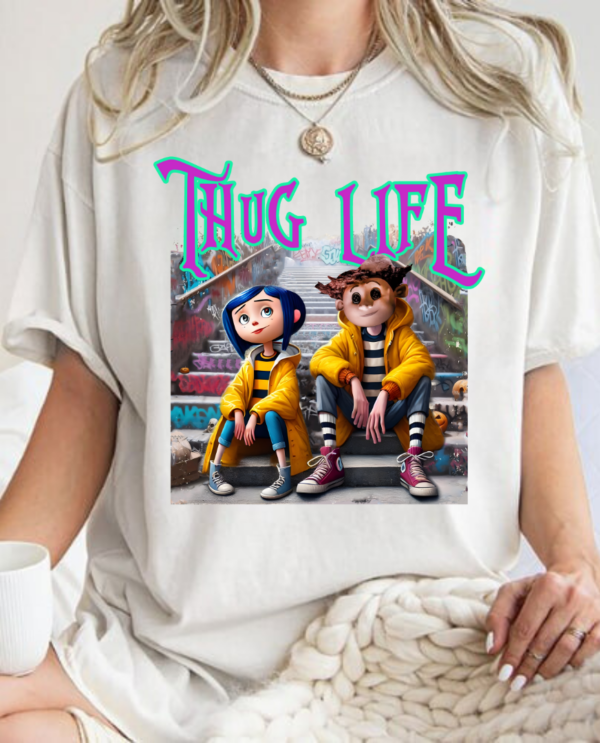 Thug Life Coraline Halloween Shirt