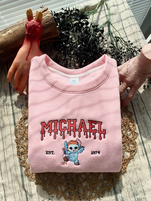 Stitch Halloween Version – Embroidered Sweatshirt/Hoodie/T-shirt