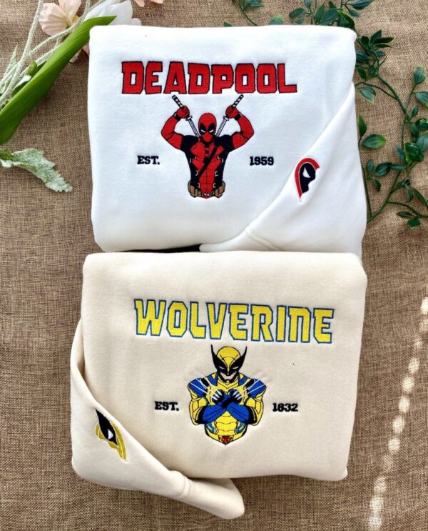 Dealpool and Wolverine Embroidery Ver2