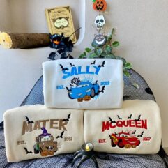 Pixar Cars (ver Halloween) – Embroidered Sweatshirt/Hoodie/T-shirt