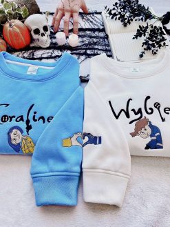 Coraline and Wybie sweatshirt Ver2