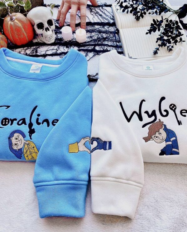 Coraline and Wybie sweatshirt Ver2