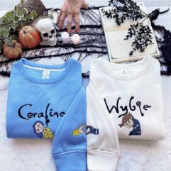 Coraline and Wybie sweatshirt Ver2