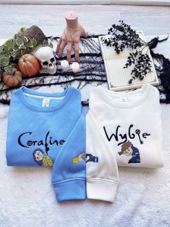 Coraline and Wybie sweatshirt Ver2