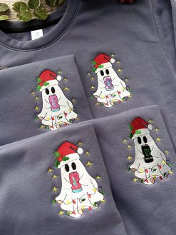 Ghost Drink Christmas – Embroidered Sweatshirt/Hoodie/T-shirt