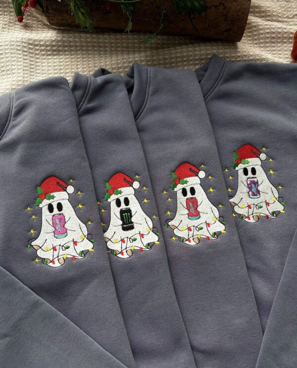 Ghost Drink Christmas – Embroidered Sweatshirt/Hoodie/T-shirt
