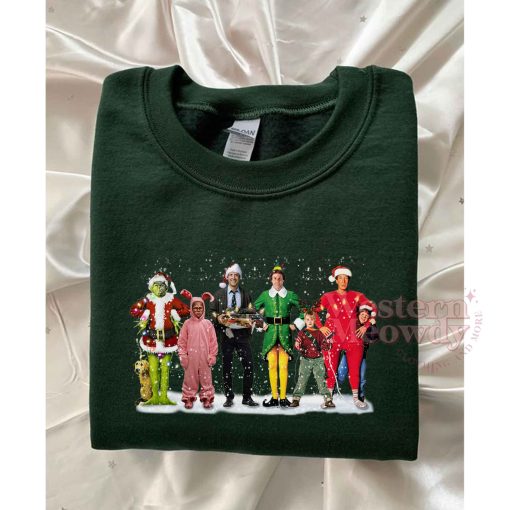 [KID SIZE] Friends Christmas Movie Characters Sweatshirt