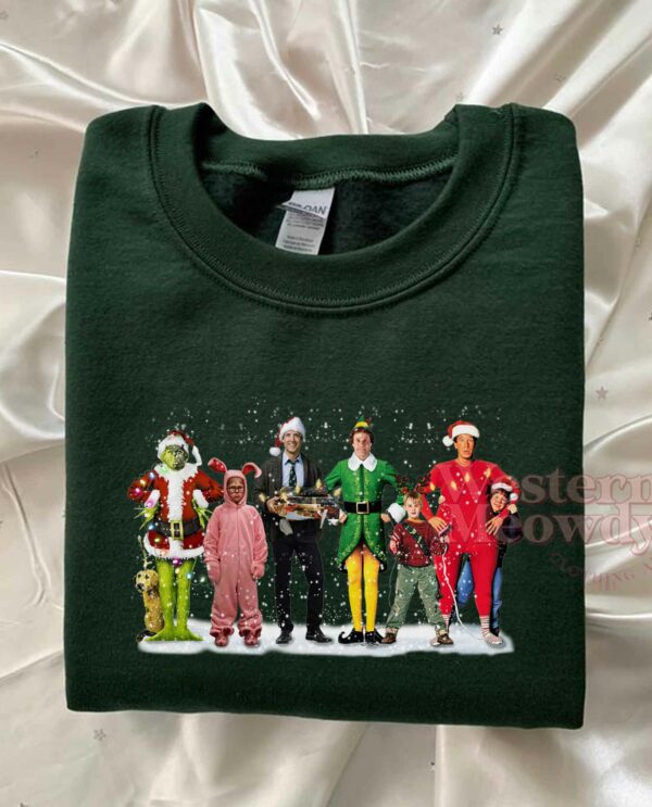 [KID SIZE] Friends Christmas Movie Characters Sweatshirt