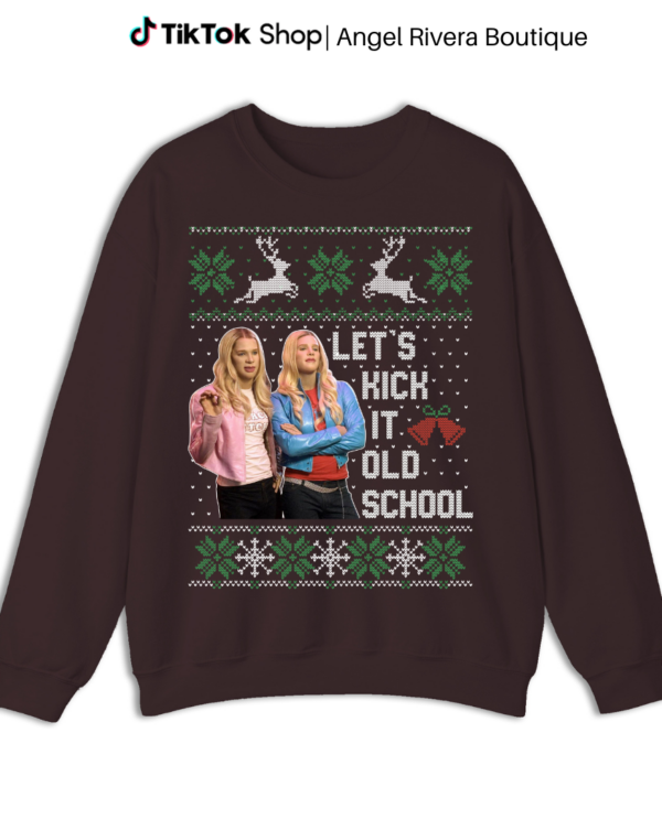 Let’s Kick It Old School White Chicks Ugly Sweatshirt, Ugly Sweatshirt, White Chicks Movie Christmas, Funny Sweater, White Chicks Shirt