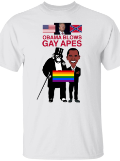 Obama Blows Gay APES Shirt