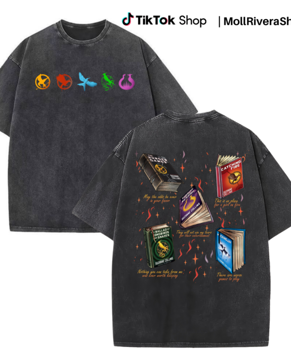 The Hunger Games 2 Sides T-Shirt, Book And Movies Apparel, Gift for Book Lover
