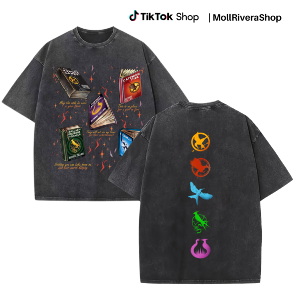The Hunger Games 2 Sides T-Shirt Ver 2, Book And Movies Apparel, Gift for Book Lover