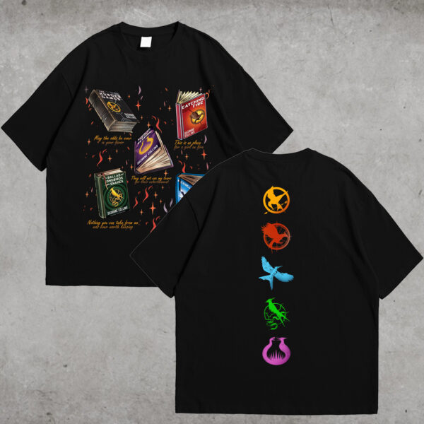 The Hunger Games 2 Sides T-Shirt Ver 2, Book And Movies Apparel, Gift for Book Lover