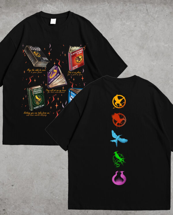 The Hunger Games 2 Sides T-Shirt Ver 2, Book And Movies Apparel, Gift for Book Lover