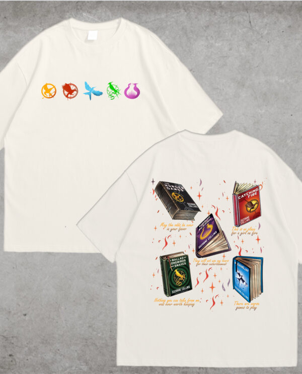 The Hunger Games 2 Sides T-Shirt, Book And Movies Apparel, Gift for Book Lover