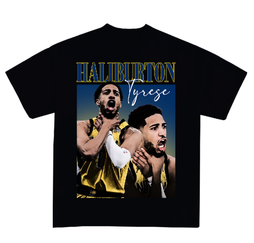 Tyrese Haliburton Choke Sign T-Shirt