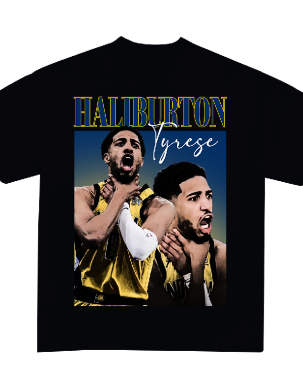 Tyrese Haliburton Choke Sign T-Shirt