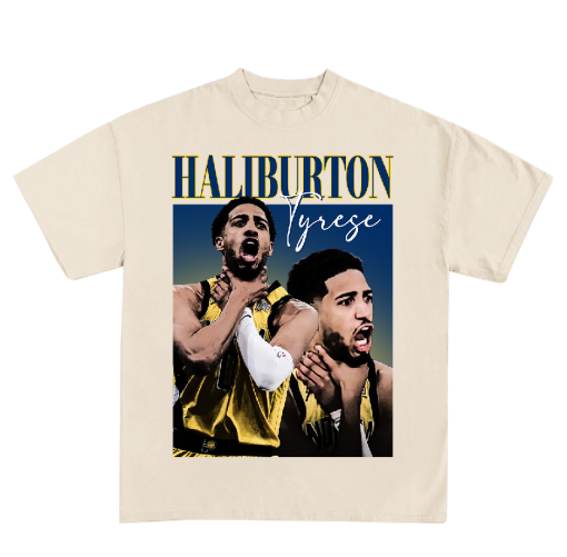 Tyrese Haliburton Choke Sign T-Shirt