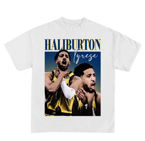 Tyrese Haliburton Choke Sign T-Shirt