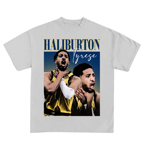 Tyrese Haliburton Choke Sign T-Shirt