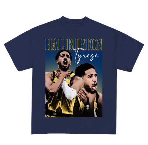 Tyrese Haliburton Choke Sign T-Shirt