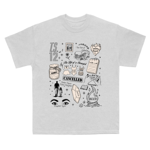 The Life Of A Showgirl Tracklist T-Shirt, Sweatshirt, Hoodie