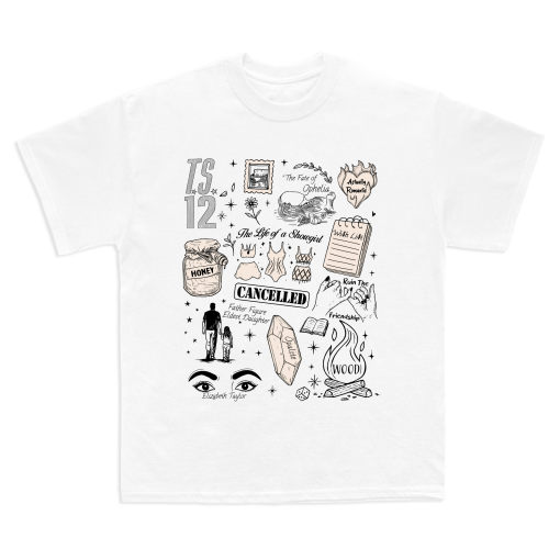 The Life Of A Showgirl Tracklist T-Shirt, Sweatshirt, Hoodie