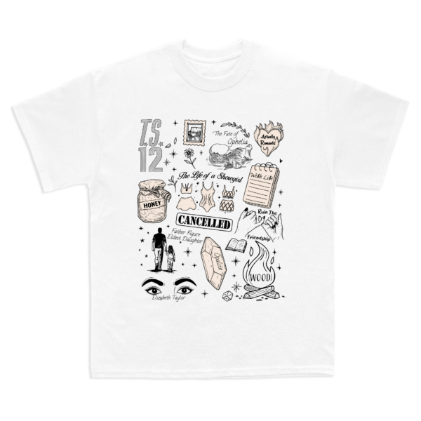 The Life Of A Showgirl Tracklist T-Shirt, Sweatshirt, Hoodie