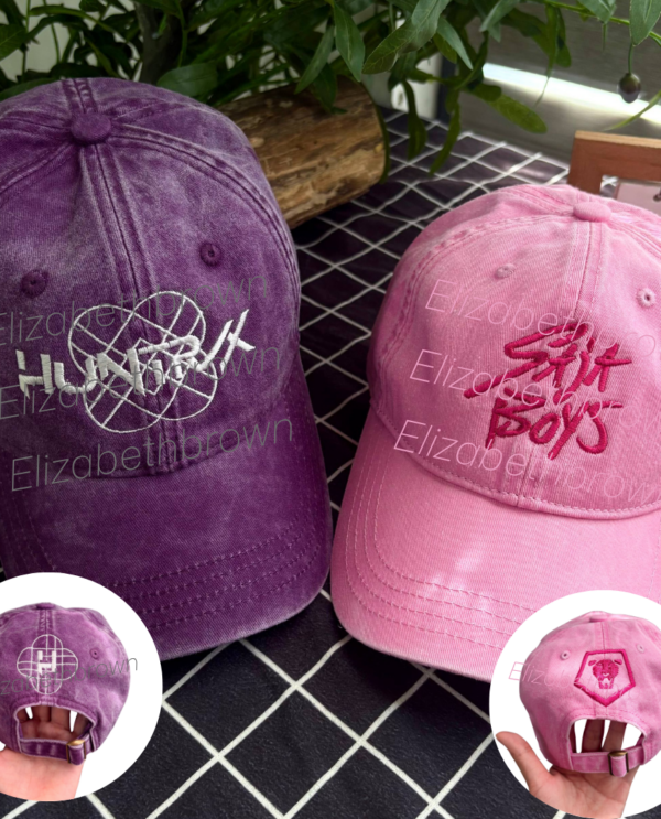 Embroidered Kpop Hunter Huntrix & Saja Boys Washed Hat