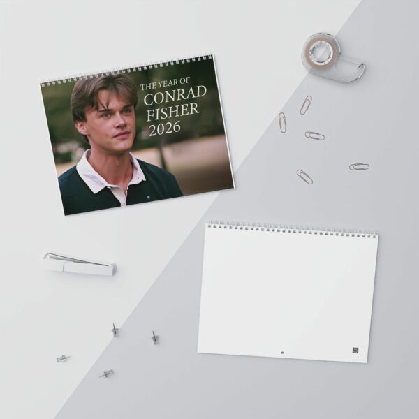 Conrad Fisher Wall Calendar 2026, Team Conrad Summer Vibes, Cousins Beach Aesthetic, Romantic TV Show Merch Conrad Fisher Wall Calendar 2026, Team Conrad Summer Vibes, Cousins Beach Aesthetic, Romantic TV Show Merch