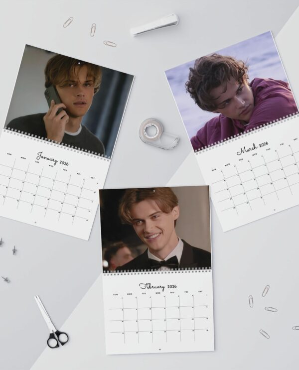 Conrad Fisher Wall Calendar 2026, Team Conrad Summer Vibes, Cousins Beach Aesthetic, Romantic TV Show Merch