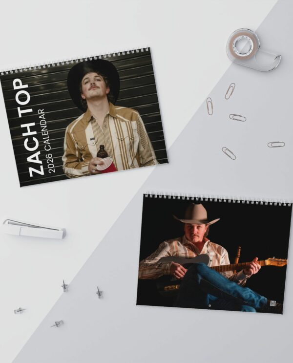 Zach Top 2026 Calendar – Country Music Legend Fan Wall Calendar