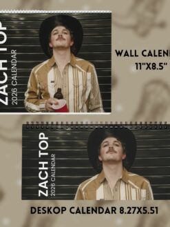 Zach Top 2026 Calendar – Country Music Legend Fan Wall Calendar Zach Top 2026 Calendar – Country Music Legend Fan Wall Calendar