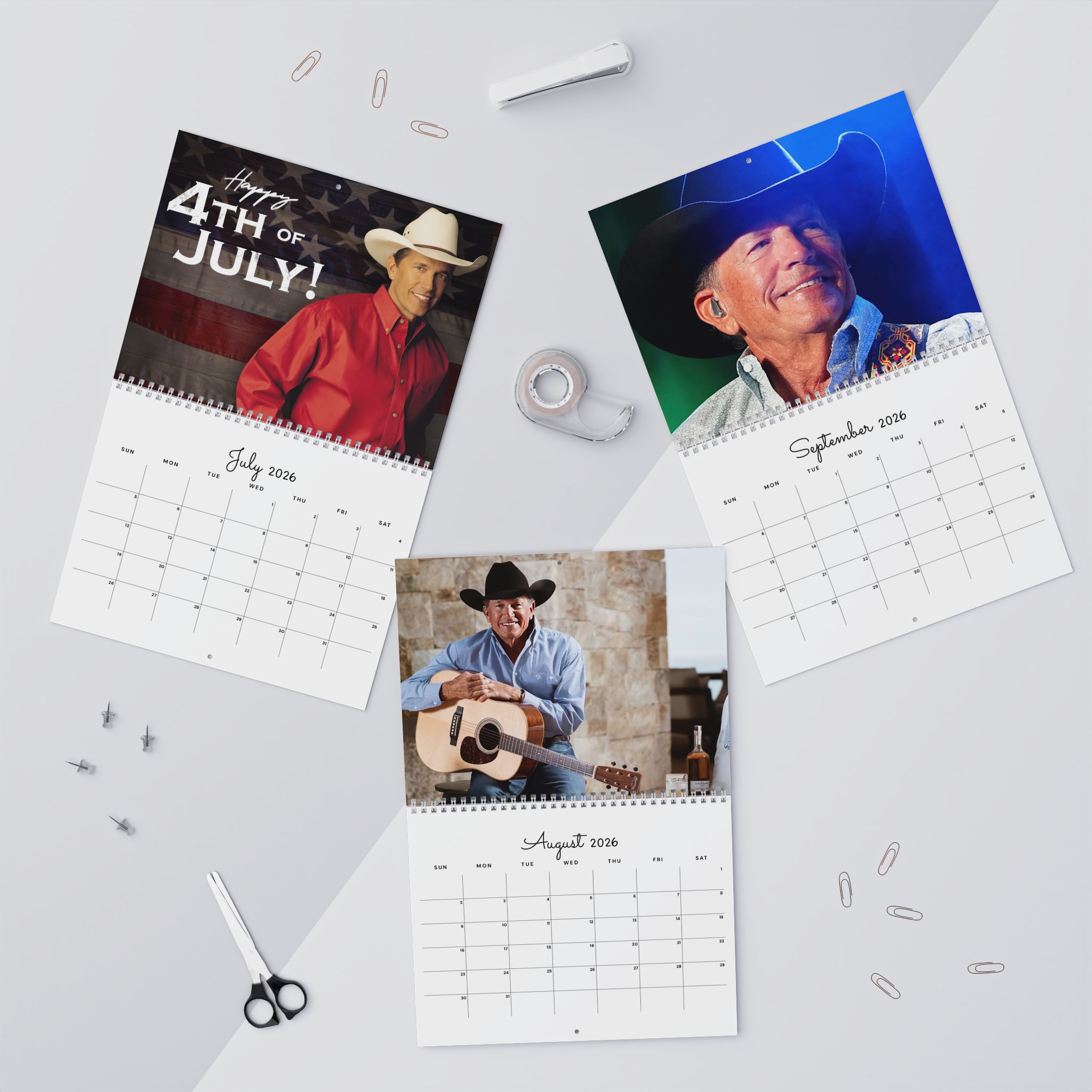 George Strait 2026 Calendar – Country Music Legend Fan Wall Calendar George Strait 2026 Calendar – Country Music Legend Fan Wall Calendar