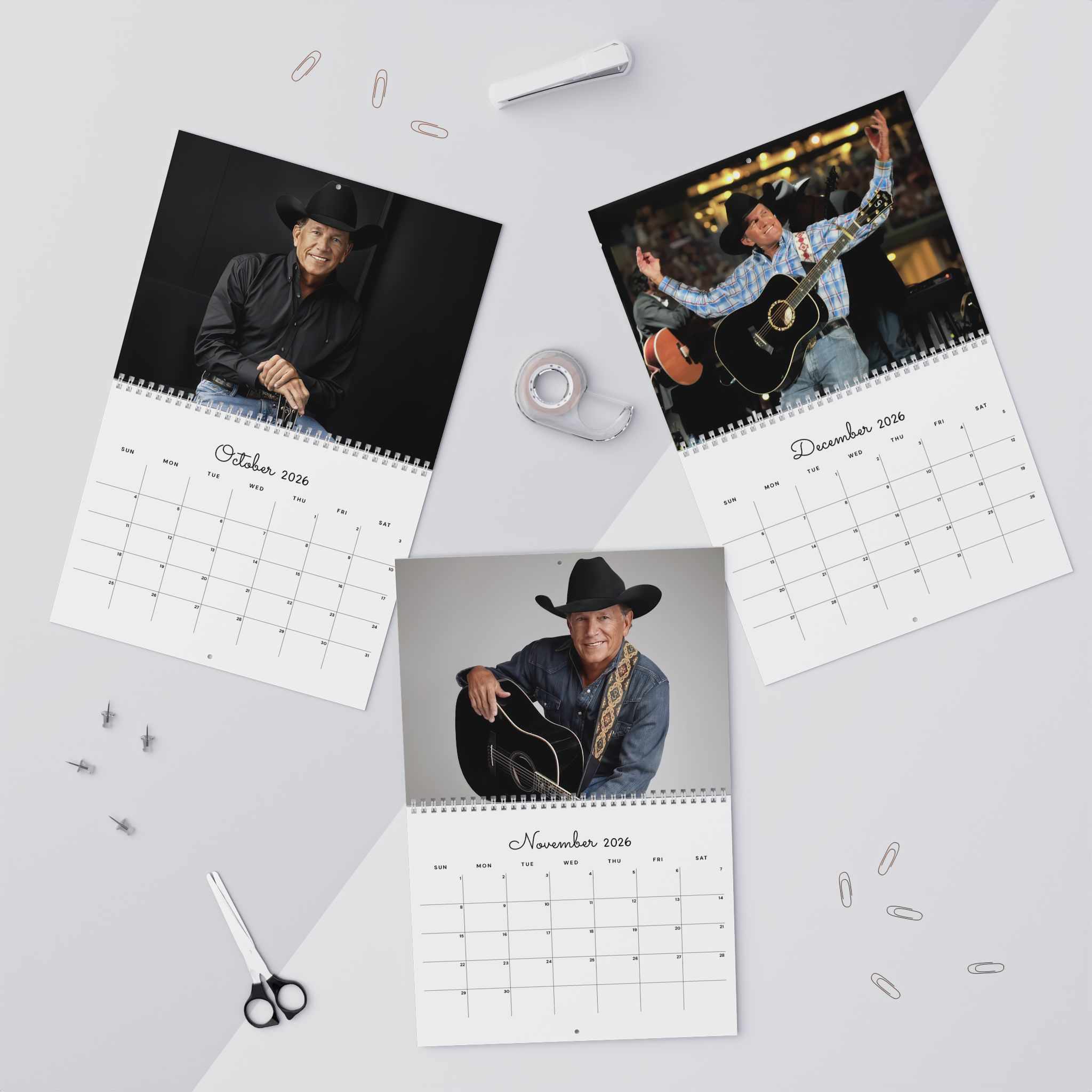 George Strait 2026 Calendar – Country Music Legend Fan Wall Calendar George Strait 2026 Calendar – Country Music Legend Fan Wall Calendar