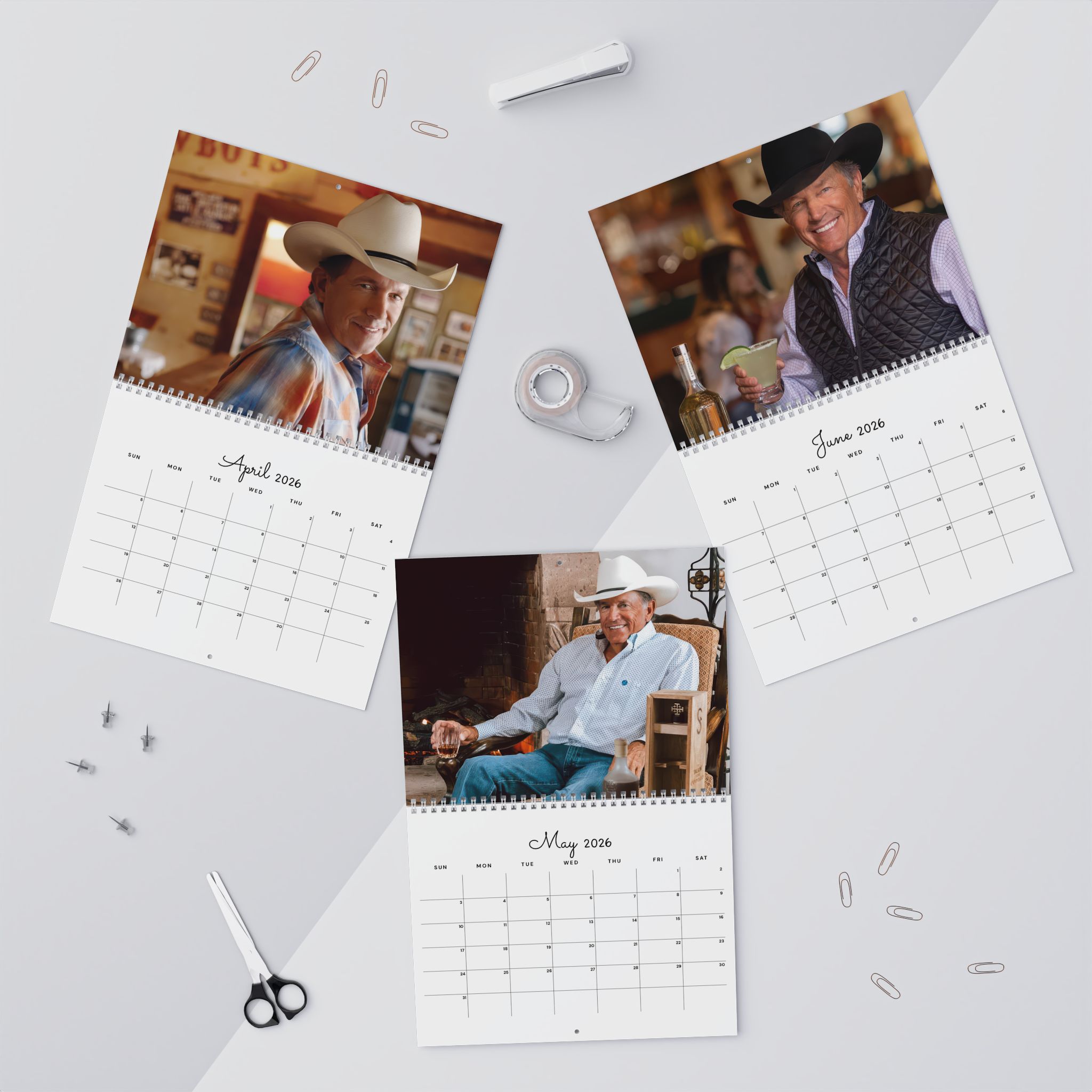 George Strait 2026 Calendar – Country Music Legend Fan Wall Calendar George Strait 2026 Calendar – Country Music Legend Fan Wall Calendar