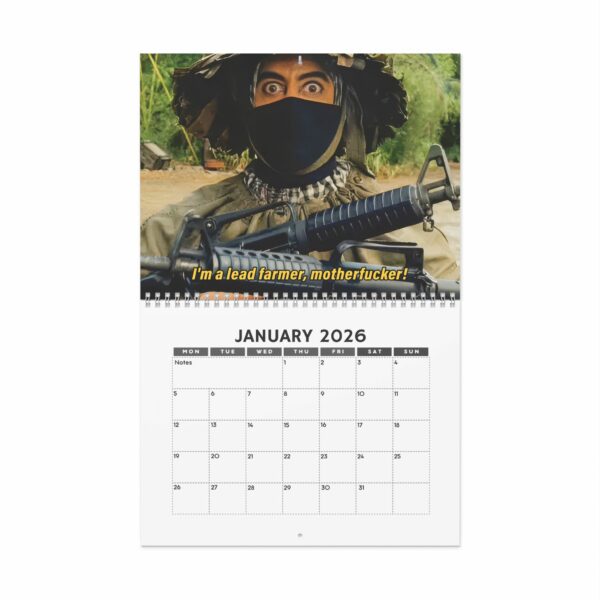 Tropic Thunder 2026 Calendar – Movie Merch