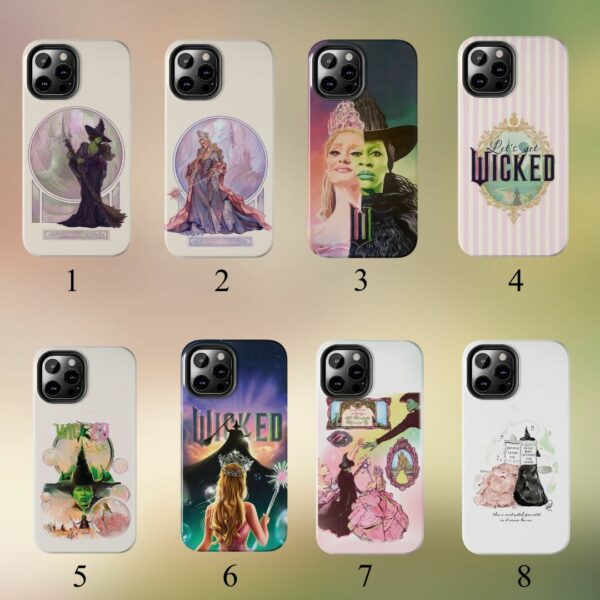 8 Design Of Wicked Tough Phone Case, Elphaba and Glinda Phone Case – Movie Merch