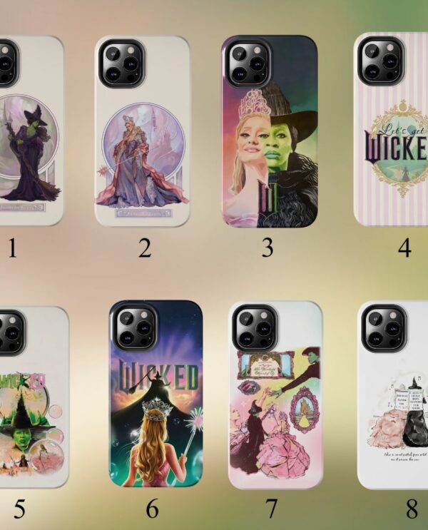 8 Design Of Wicked Tough Phone Case, Elphaba and Glinda Phone Case – Movie Merch