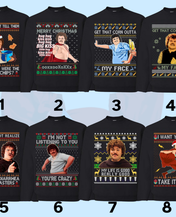 Nacho Libre Shirt/Hoddie/Sweatshirt With Famous Movie Lines