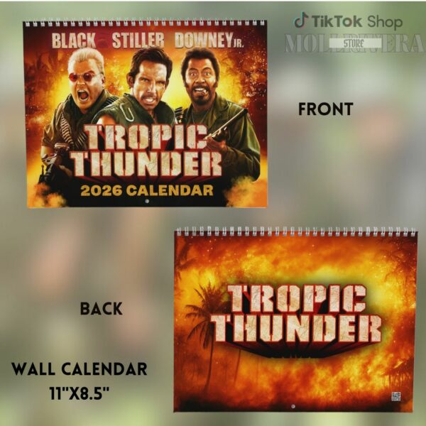 Tropic Thunder 2026 Calendar – Movie Merch