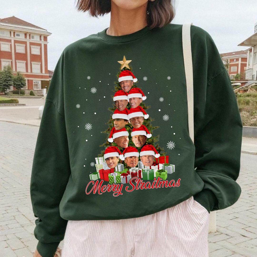 Merry Straitmas Christmas Tree T-Shirt, Sweatshirt, Hoodie Merry Straitmas Christmas Tree T-Shirt, Sweatshirt, Hoodie