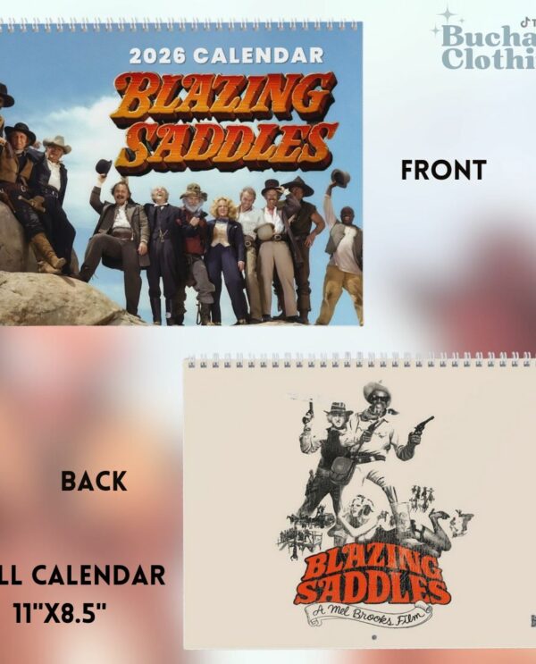Blazing Saddles 2026 Calendar – Movie Merch