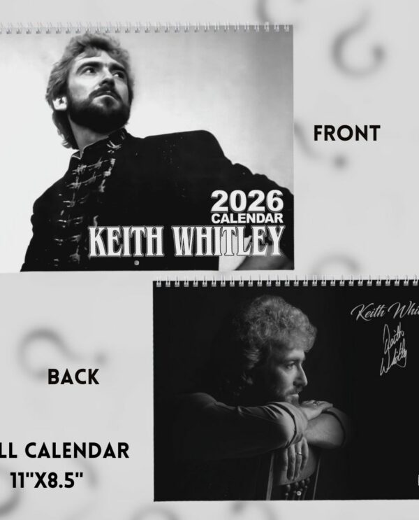 Keith Whitley 2026 Calendar – Country Music Legend Fan Wall Calendar