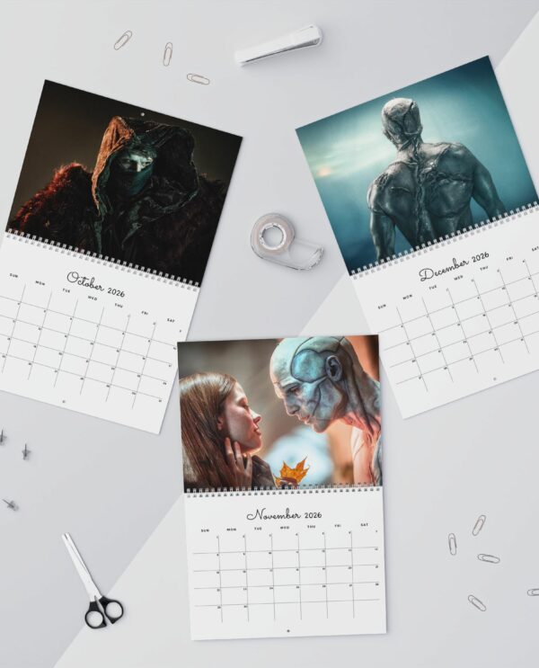 Frankenstein’s Creature 2026 Calendar – Frankenstein Movie Merch