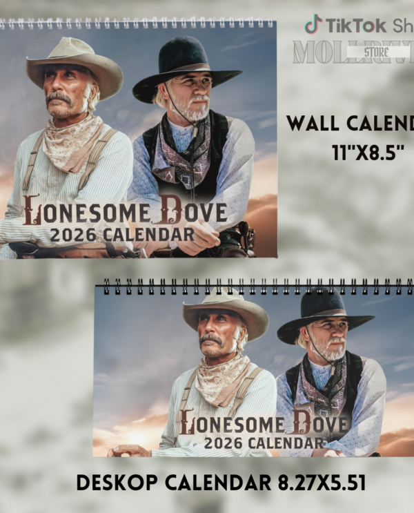 Lonesome Dove 2026 Calendar – Movie Merch