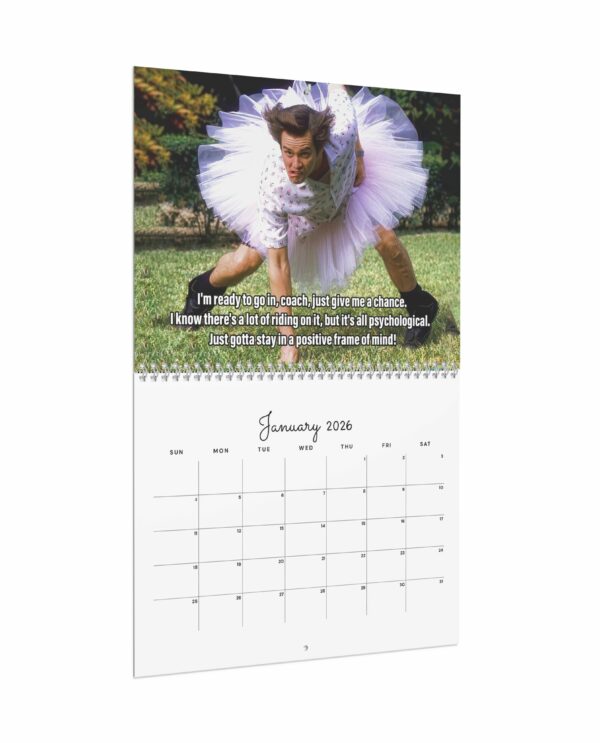 Jim Carrey 2026 Calendar – Ace Ventura Pet Ditective Movie Merch