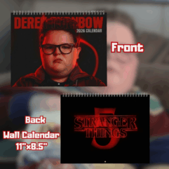 Derek Turnbow 2026 Calendar – Movie Merch Derek Turnbow 2026 Calendar – Movie Merch