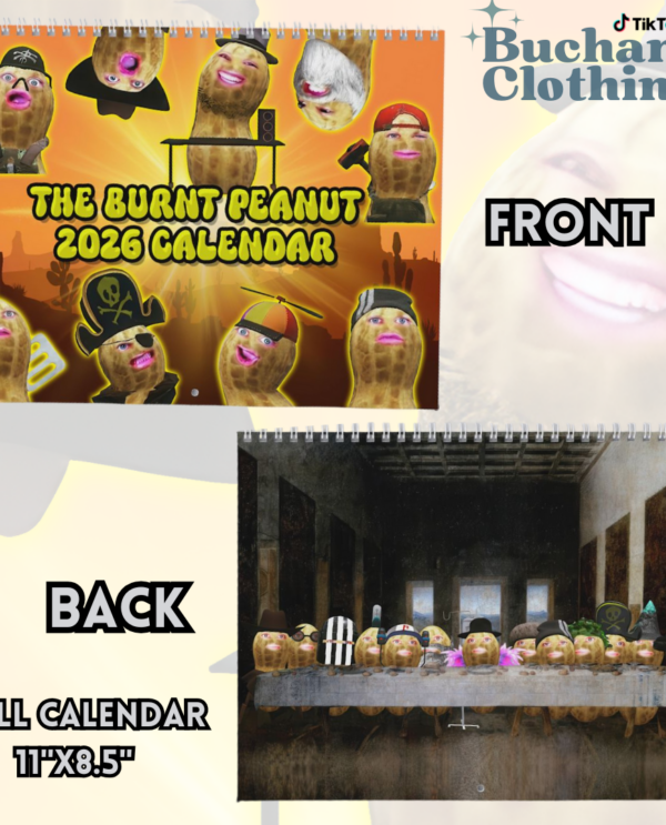 A Year Of The Burnt Peanut 2026 Calendar – Meme Trendy