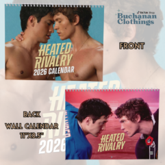 Heated Rivalry 2026 Calendar – Hollander and Rozanov